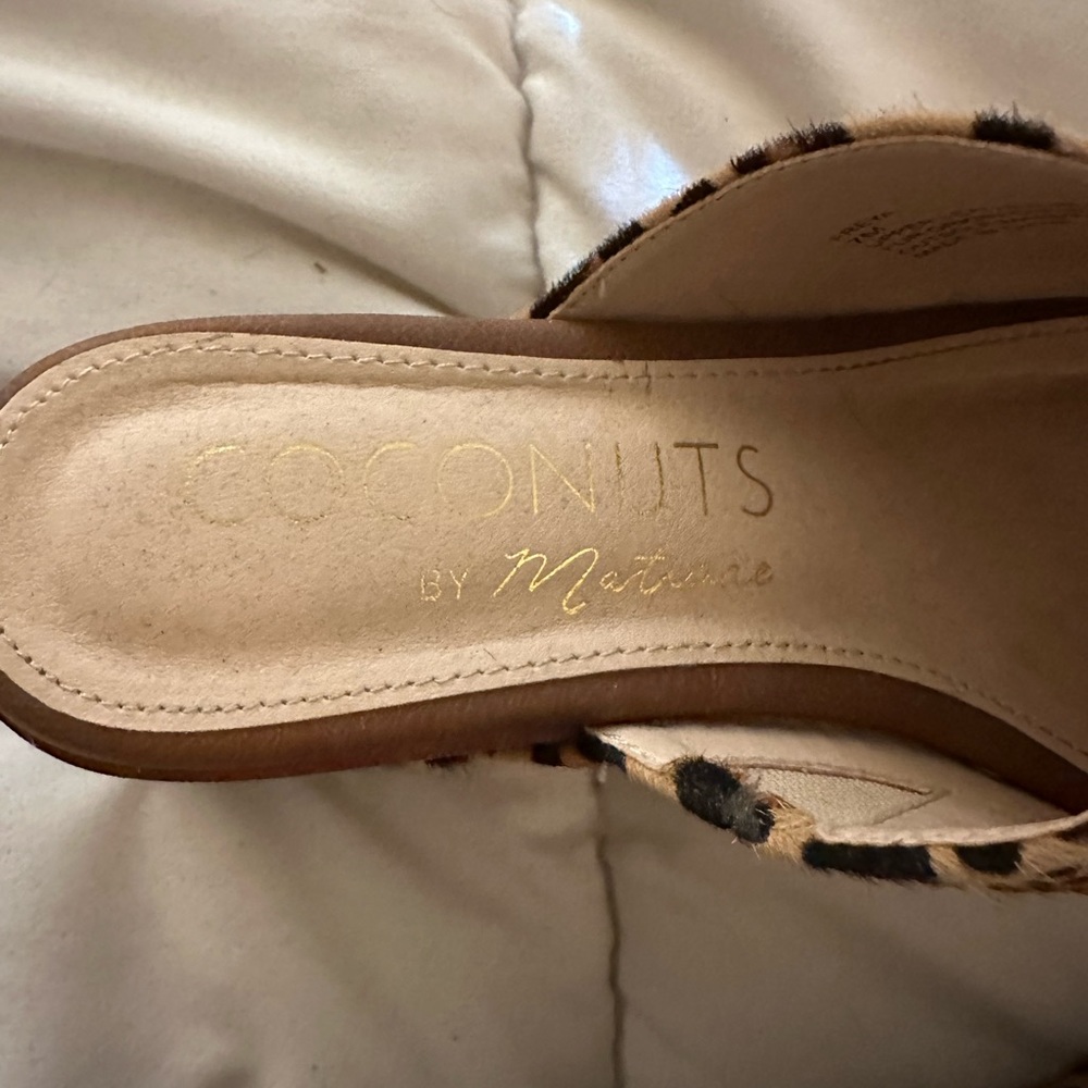 Leopard Print Platform Slides. Size 7m - image 3